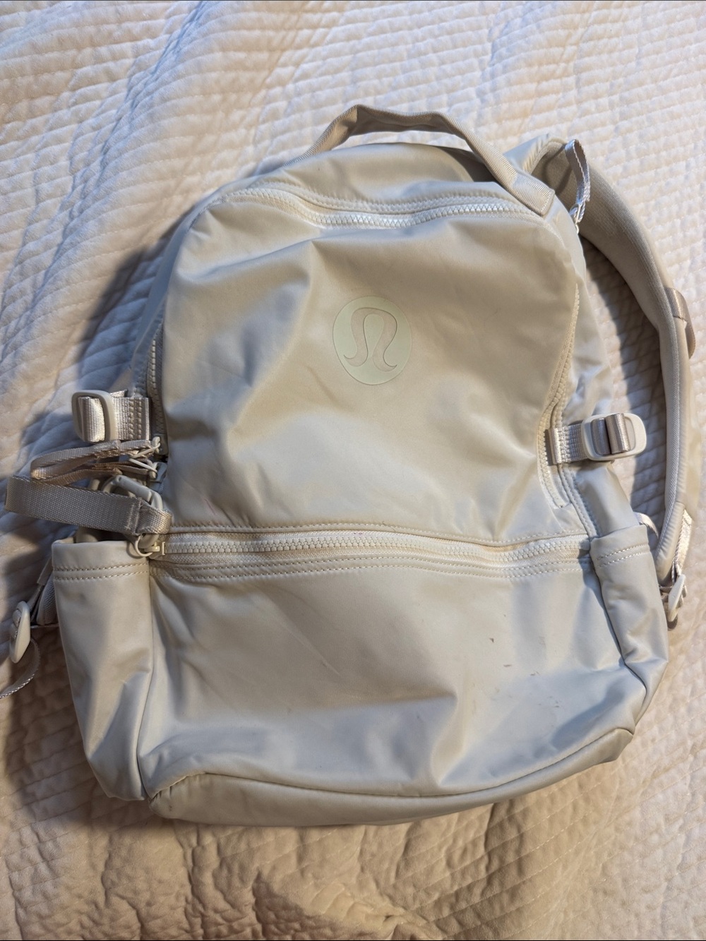 Lululemon Backpack in  Gray/Cream